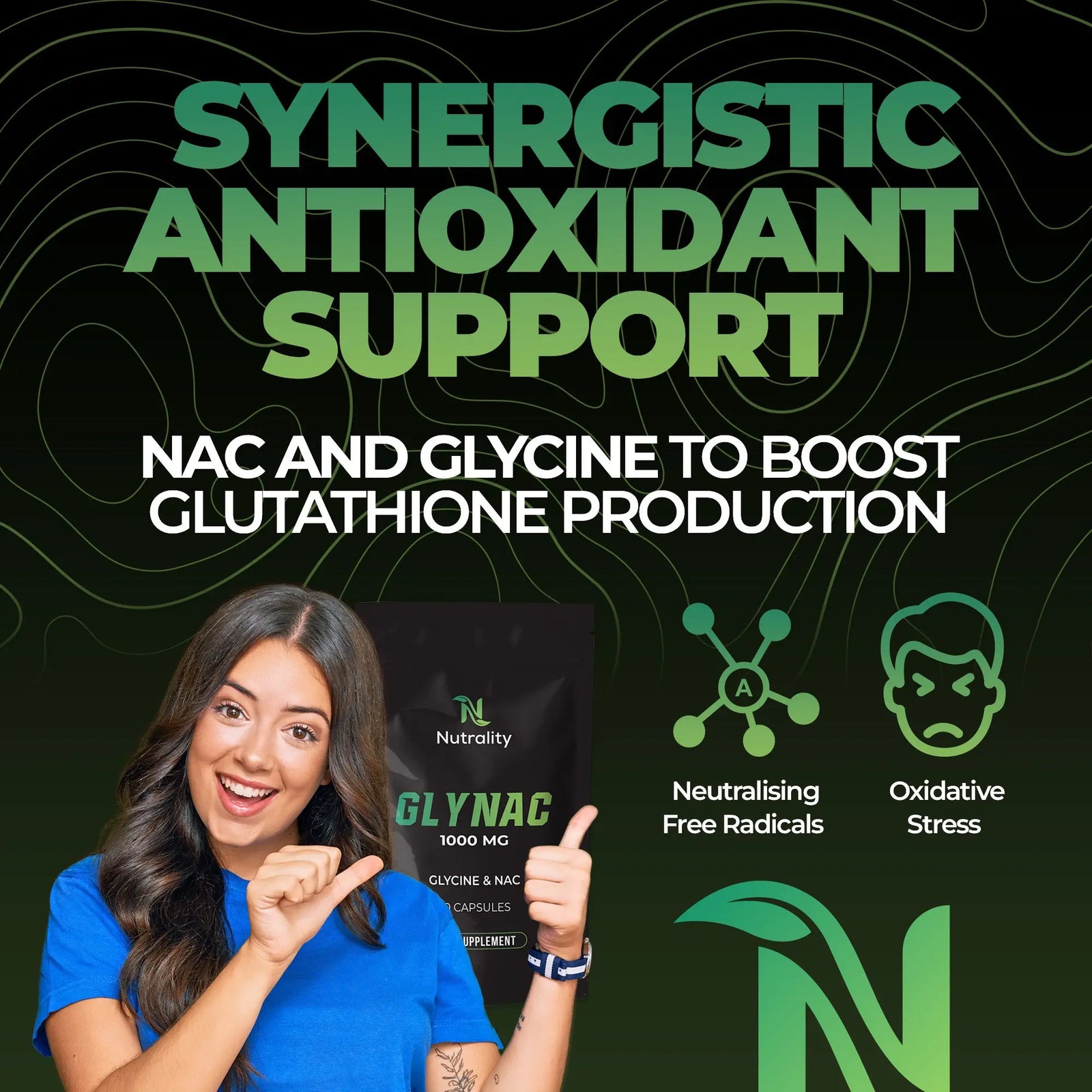 Glynac Supplement | Promotes Youthful Aging & Vitality Nutrality Glynac Supplement | Promotes Youthful Aging & Vitality Nutrality